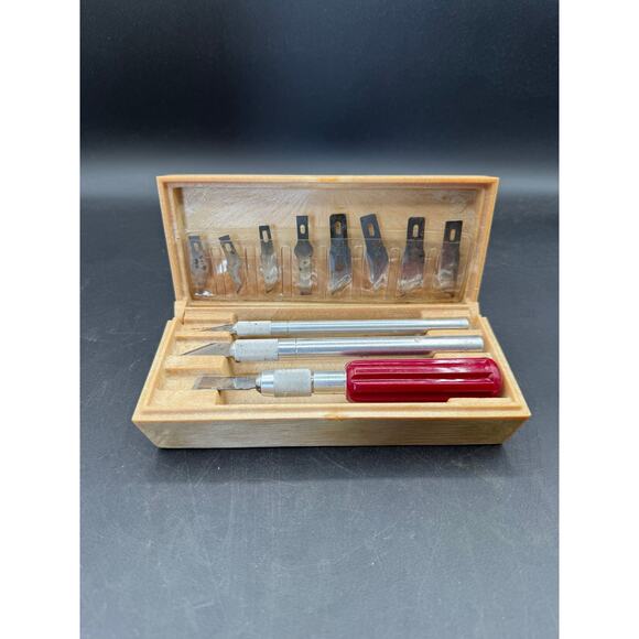Vintage X-Acto Knife Set – Precision Cutting Kit with Blades & Handles - Picture 2 of 9